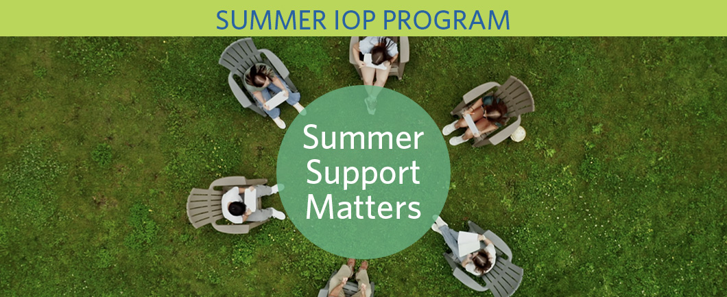 Kids sitting in a circle outside in a therapy session, part of the Aris Clinic Summer IOP Program.